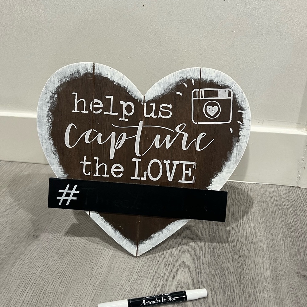Wedding decorations and signs ring box audio guestbook pen